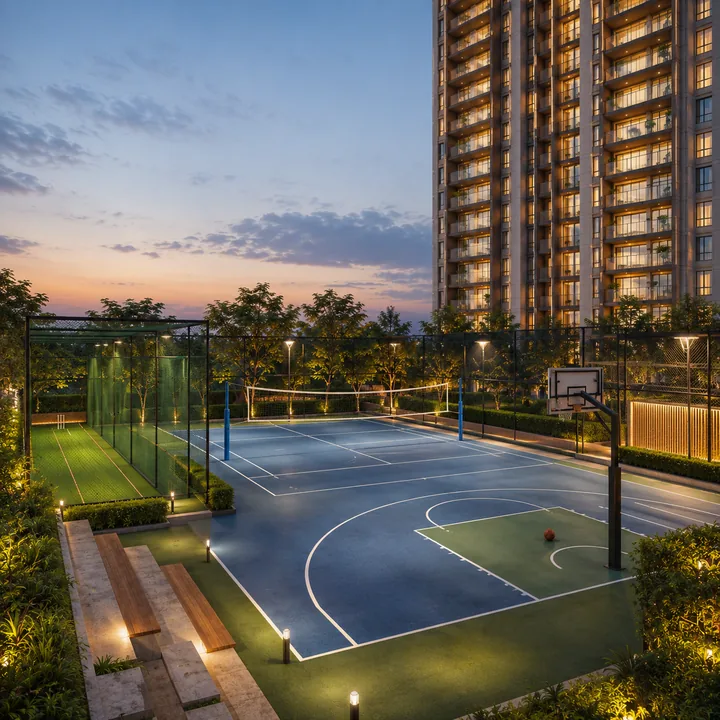 Urbanrise Begur Koppa Road multipurpose sports courts